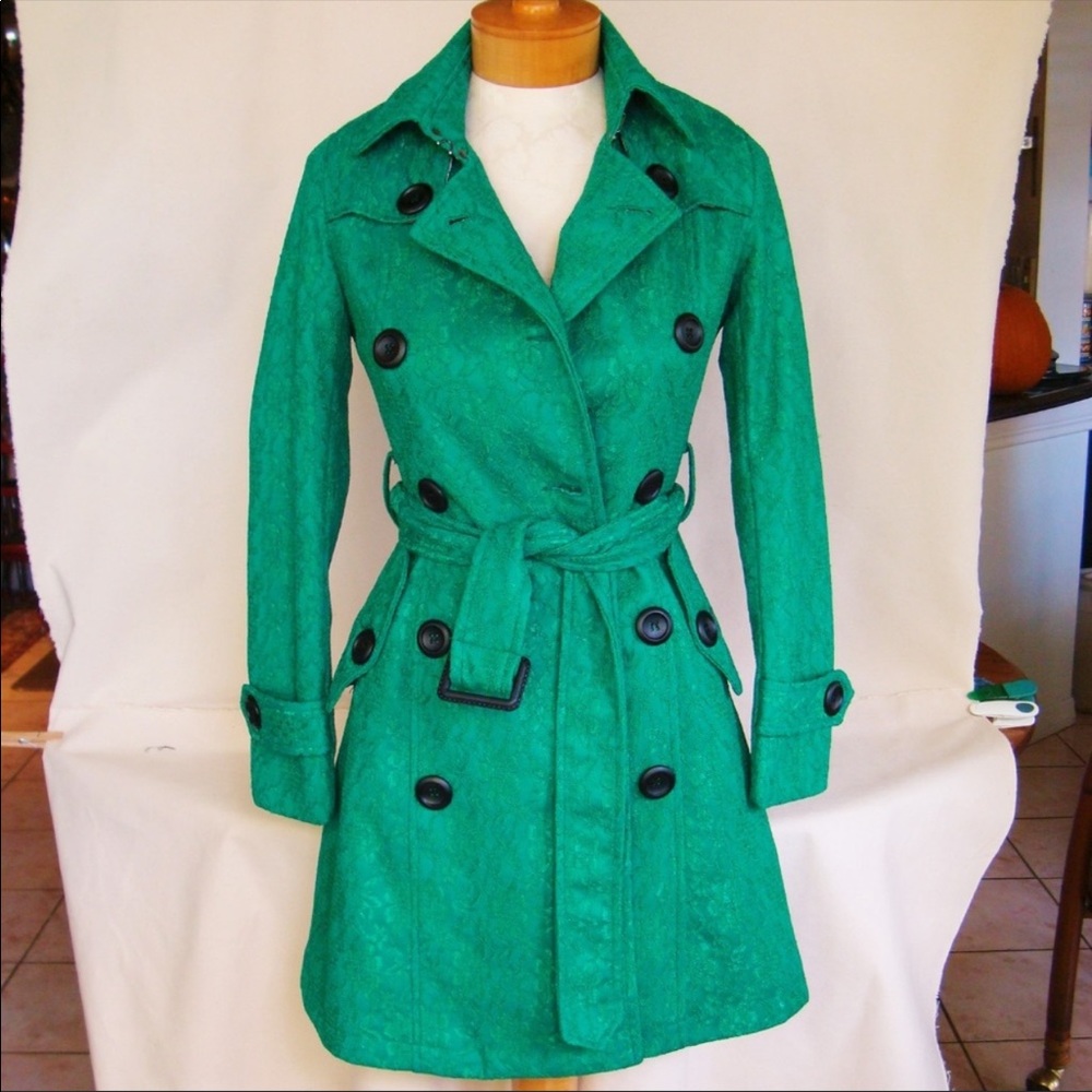 Green Trench Coat